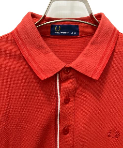 FRED PERRY（フレッドペリー）FRED PERRY (フレッドペリー) ポロシャツ レッド サイズ:Mの古着・服飾アイテム