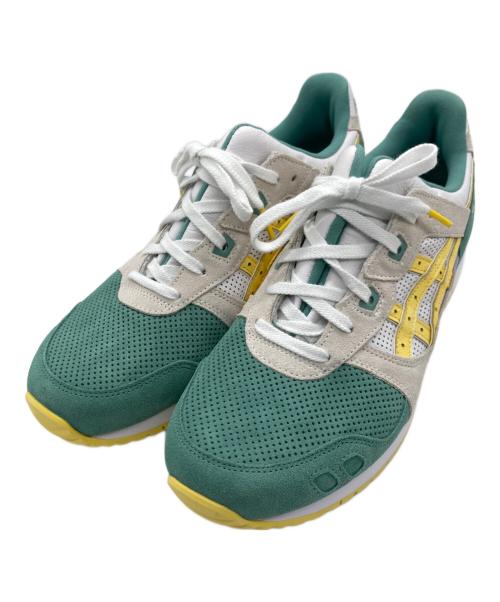 asics（アシックス）asics (アシックス) スポーツスタイルシューズ グリーン×ホワイト×イエロー サイズ:29.0cm 未使用品の古着・服飾アイテム