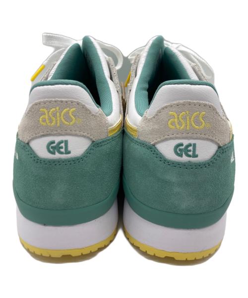 asics（アシックス）asics (アシックス) スポーツスタイルシューズ グリーン×ホワイト×イエロー サイズ:29.0cm 未使用品の古着・服飾アイテム