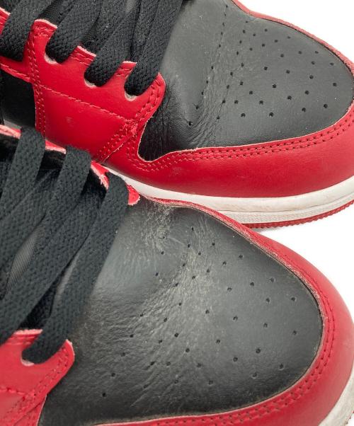 NIKE（ナイキ）NIKE (ナイキ) Air Jordan  1 レッド×ブラック サイズ:27.5cmの古着・服飾アイテム