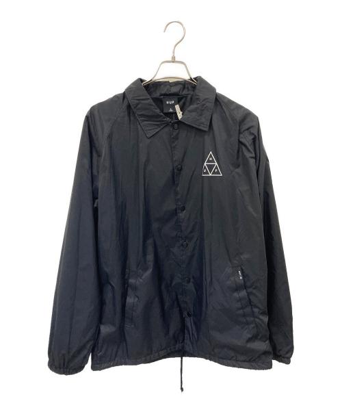 HUF（ハフ）HUF (ハフ) コーチジャケット ブラック サイズ:Lの古着・服飾アイテム