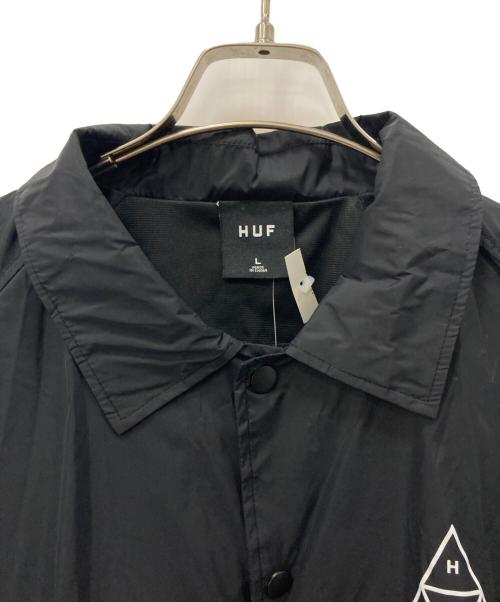 HUF（ハフ）HUF (ハフ) コーチジャケット ブラック サイズ:Lの古着・服飾アイテム