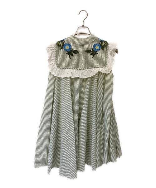 Sister Jane（シスタージェーン）Sister Jane (シスタージェーン) ノースリーブ・キャミソールワンピース グリーン サイズ:Sの古着・服飾アイテム