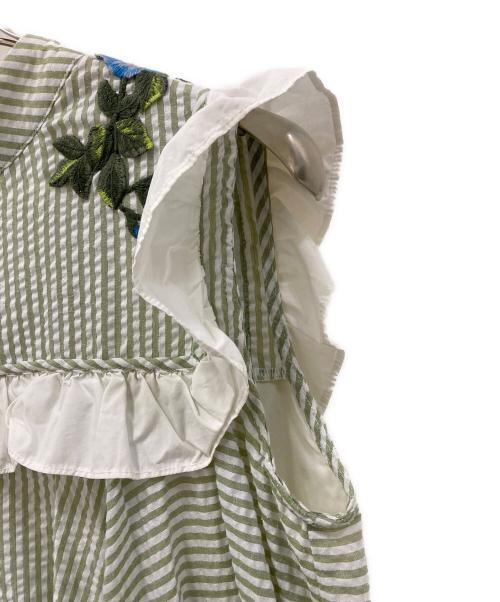 Sister Jane（シスタージェーン）Sister Jane (シスタージェーン) ノースリーブ・キャミソールワンピース グリーン サイズ:Sの古着・服飾アイテム