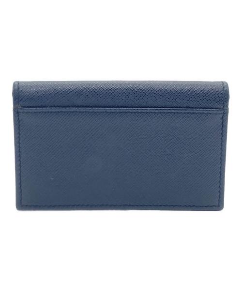 PRADA（プラダ）PRADA (プラダ) カードケース ネイビーの古着・服飾アイテム