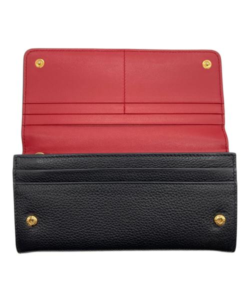 PRADA（プラダ）PRADA (プラダ) 長財布 ブラックの古着・服飾アイテム