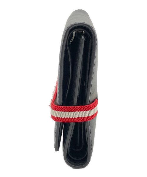 BALLY（バリー）BALLY (バリー) 3つ折り財布 ブラックの古着・服飾アイテム