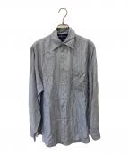 RALPH LAURENラルフローレン）の古着「シルクシャツ」｜ブルー