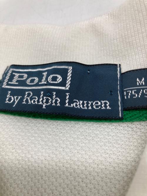 POLO RALPH LAUREN（ポロ・ラルフローレン）POLO RALPH LAUREN (ポロ・ラルフローレン) ポロシャツ ホワイト サイズ:Mの古着・服飾アイテム
