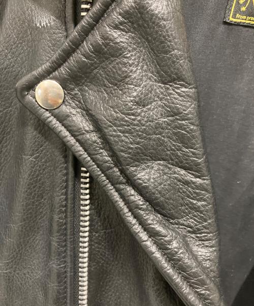 VANSON（バンソン）VANSON (バンソン) Doulbe Riders Jacket Type 2 ブラック サイズ:40の古着・服飾アイテム