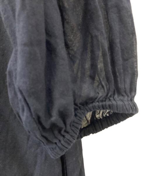 ne quittez pas（ヌキテパ）ne quittez pas (ヌキテパ) 半袖ワンピース ブラック サイズ:記載なしの古着・服飾アイテム