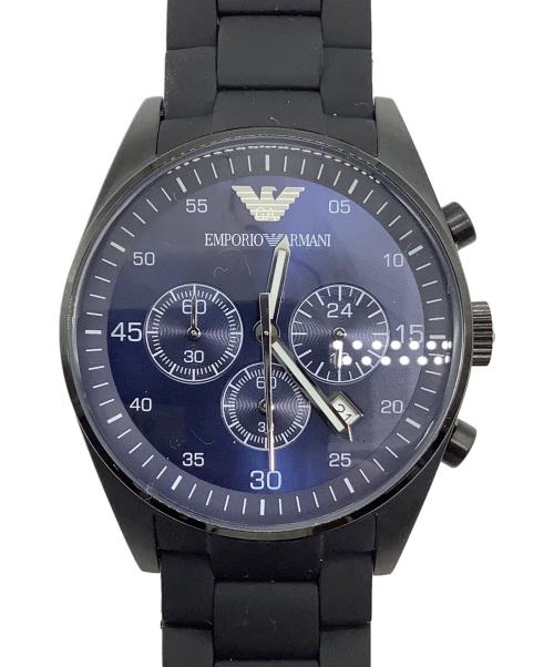 EMPORIO ARMANI（エンポリオ アルマーニ）EMPORIO ARMANI (エンポリオアルマーニ) クロノグラフ ネイビーの古着・服飾アイテム