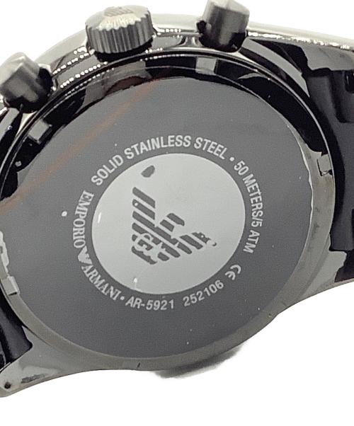 EMPORIO ARMANI（エンポリオ アルマーニ）EMPORIO ARMANI (エンポリオアルマーニ) クロノグラフ ネイビーの古着・服飾アイテム