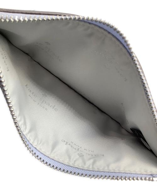 Kate Spade（ケイトスペード）Kate Spade (ケイトスペード) スリムカードケース パープルの古着・服飾アイテム