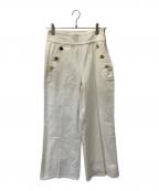 Kate Spadeケイトスペード）の古着「セーラーデニムパンツ」｜ホワイト