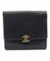CHANEL（シャネル）の古着「2つ折り財布」｜ブラック