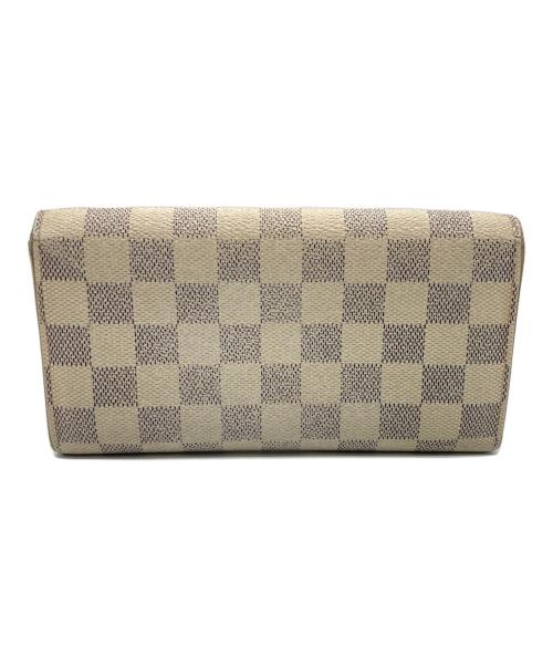 LOUIS VUITTON（ルイ ヴィトン）LOUIS VUITTON (ルイ ヴィトン) ダミエ・アズール ポルトフォイユ・サラ ホワイトの古着・服飾アイテム