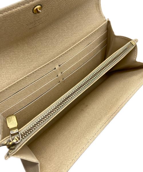 LOUIS VUITTON（ルイ ヴィトン）LOUIS VUITTON (ルイ ヴィトン) ダミエ・アズール ポルトフォイユ・サラ ホワイトの古着・服飾アイテム