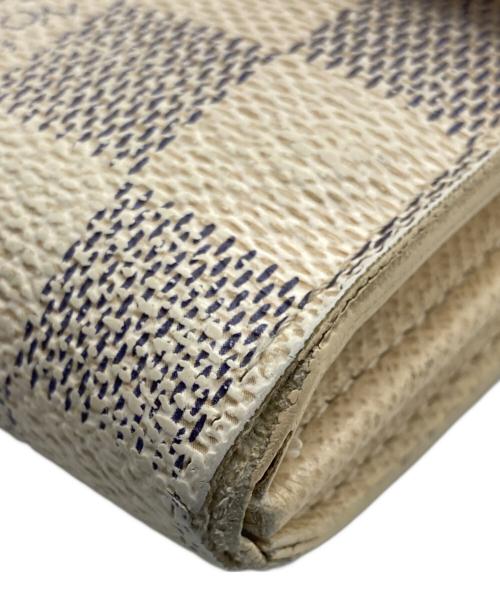 LOUIS VUITTON（ルイ ヴィトン）LOUIS VUITTON (ルイ ヴィトン) ダミエ・アズール ポルトフォイユ・サラ ホワイトの古着・服飾アイテム