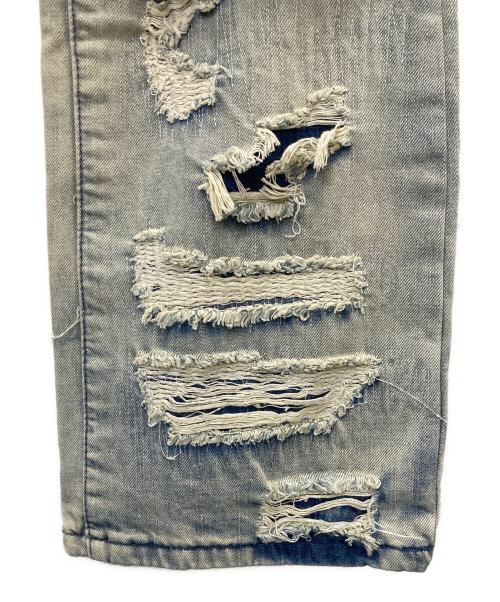 Jaded London（ジェイデッドロンドン）Jaded London (ジェイデッドロンドン) ダメージ加工デニムパンツ ブルー サイズ:W32の古着・服飾アイテム