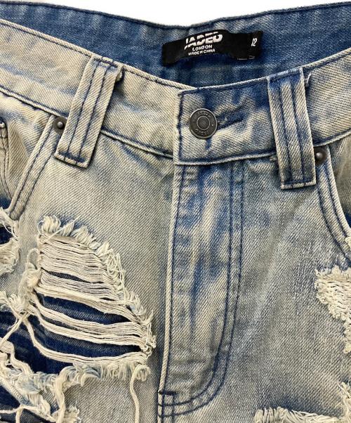Jaded London（ジェイデッドロンドン）Jaded London (ジェイデッドロンドン) ダメージ加工デニムパンツ ブルー サイズ:W32の古着・服飾アイテム