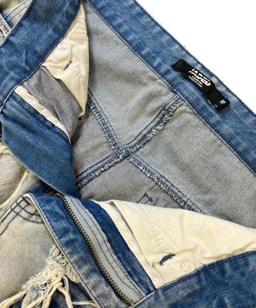 Jaded London（ジェイデッドロンドン）Jaded London (ジェイデッドロンドン) ダメージ加工デニムパンツ ブルー サイズ:W32の古着・服飾アイテム
