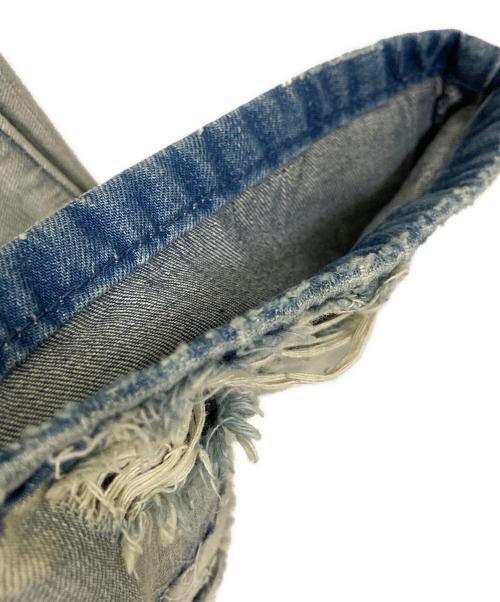 Jaded London（ジェイデッドロンドン）Jaded London (ジェイデッドロンドン) ダメージ加工デニムパンツ ブルー サイズ:W32の古着・服飾アイテム