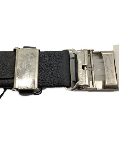 BALENCIAGA（バレンシアガ）BALENCIAGA (バレンシアガ) レザーベルト ブラックの古着・服飾アイテム