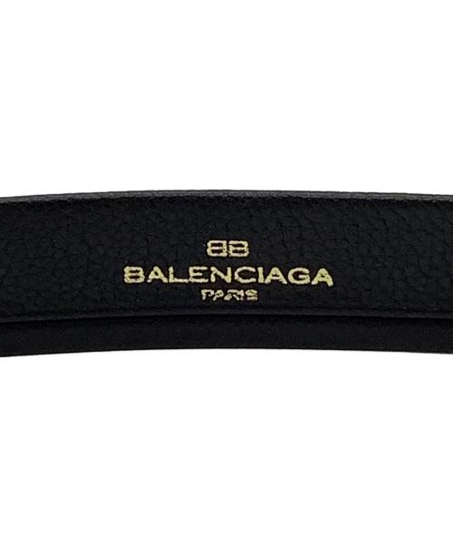 BALENCIAGA（バレンシアガ）BALENCIAGA (バレンシアガ) レザーベルト ブラックの古着・服飾アイテム