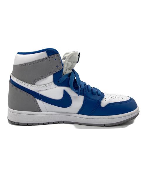 NIKE（ナイキ）NIKE (ナイキ) AIR JORDAN 1 RETRO ホワイト×ブルー サイズ:cm28の古着・服飾アイテム