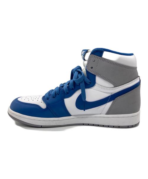 NIKE（ナイキ）NIKE (ナイキ) AIR JORDAN 1 RETRO ホワイト×ブルー サイズ:cm28の古着・服飾アイテム