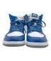 NIKE (ナイキ) AIR JORDAN 1 RETRO ホワイト×ブルー サイズ:cm28：17000円