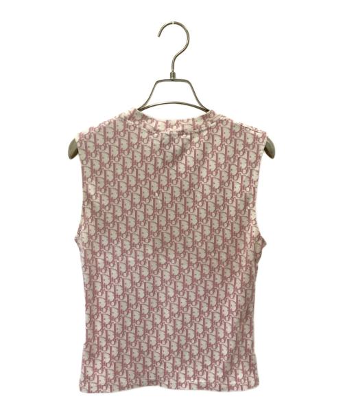 Christian Dior（クリスチャン ディオール）Christian Dior (クリスチャン ディオール) ノースリーブカットソー ピンク サイズ:38の古着・服飾アイテム