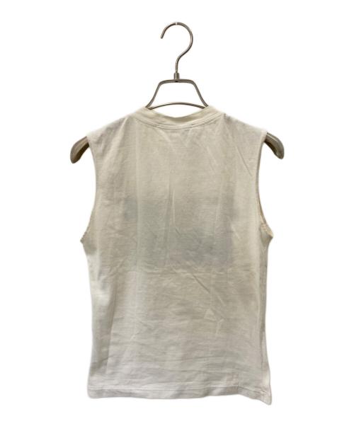 Christian Dior（クリスチャン ディオール）Christian Dior (クリスチャン ディオール) ノースリーブカットソー ホワイト サイズ:38の古着・服飾アイテム