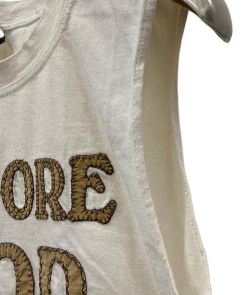 Christian Dior（クリスチャン ディオール）Christian Dior (クリスチャン ディオール) ノースリーブカットソー ホワイト サイズ:38の古着・服飾アイテム