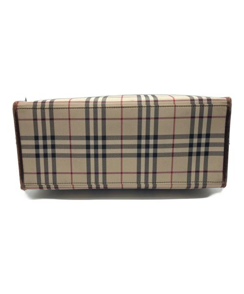 BURBERRY（バーバリー）BURBERRY (バーバリー) トートバッグ ベージュ×ブラウンの古着・服飾アイテム