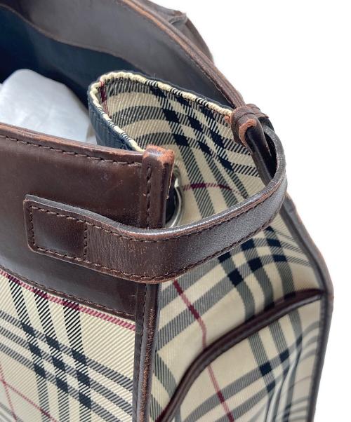 BURBERRY（バーバリー）BURBERRY (バーバリー) トートバッグ ベージュ×ブラウンの古着・服飾アイテム