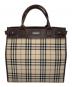 BURBERRY（バーバリー）の古着「トートバッグ」｜ベージュ×ブラウン