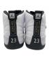 中古・古着 NIKE (ナイキ) AIR JORDAN 12 RETRO ホワイト×ブラック サイズ:cm 27.5：20000円