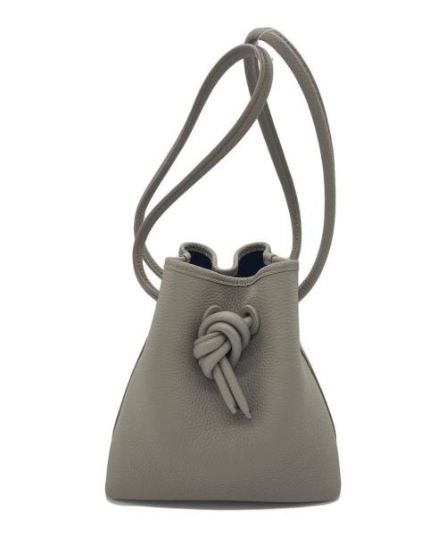 VASIC（ヴァジック）VASIC (ヴァジック) 巾着ハンドバッグ グレーの古着・服飾アイテム
