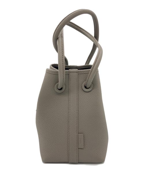 VASIC（ヴァジック）VASIC (ヴァジック) 巾着ハンドバッグ グレーの古着・服飾アイテム