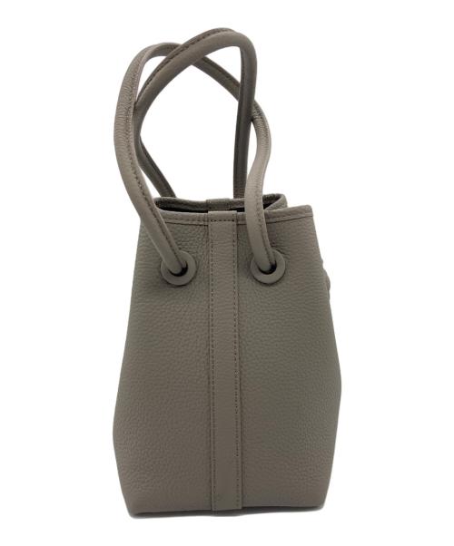 VASIC（ヴァジック）VASIC (ヴァジック) 巾着ハンドバッグ グレーの古着・服飾アイテム