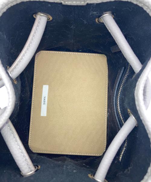 VASIC（ヴァジック）VASIC (ヴァジック) 巾着ハンドバッグ グレーの古着・服飾アイテム