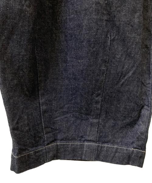 HARVESTY（ハーベスティー）HARVESTY (ハーベスティー) ワイドデニムパンツ インディゴ サイズ:1の古着・服飾アイテム
