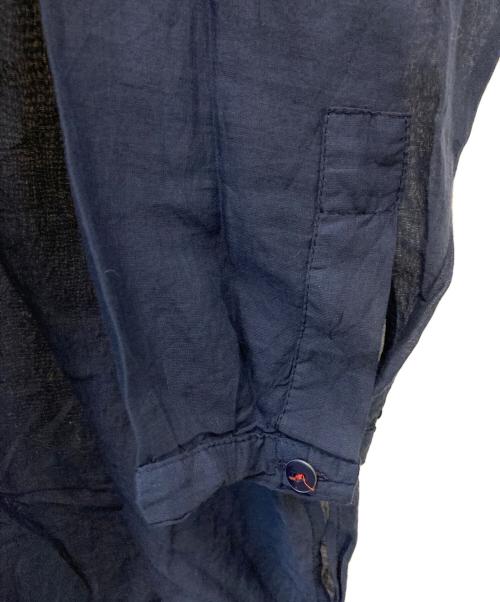 HANNOHWESSEL（・）HANNOHWESSEL (・) 長袖ブラウス ネイビー サイズ:40の古着・服飾アイテム