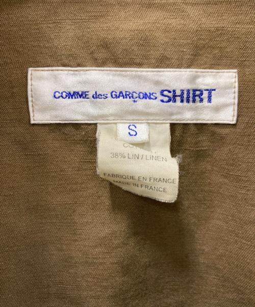 COMME des GARCONS SHIRT（コムデギャルソンシャツ）COMME des GARCONS SHIRT (コムデギャルソンシャツ) ラウンドカラーシャツジャケット ブラウン サイズ:Sの古着・服飾アイテム