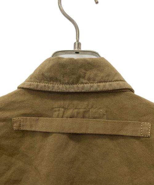 COMME des GARCONS SHIRT（コムデギャルソンシャツ）COMME des GARCONS SHIRT (コムデギャルソンシャツ) ラウンドカラーシャツジャケット ブラウン サイズ:Sの古着・服飾アイテム