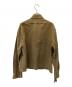COMME des GARCONS SHIRT (コムデギャルソンシャツ) ラウンドカラーシャツジャケット ブラウン サイズ:S：13000円