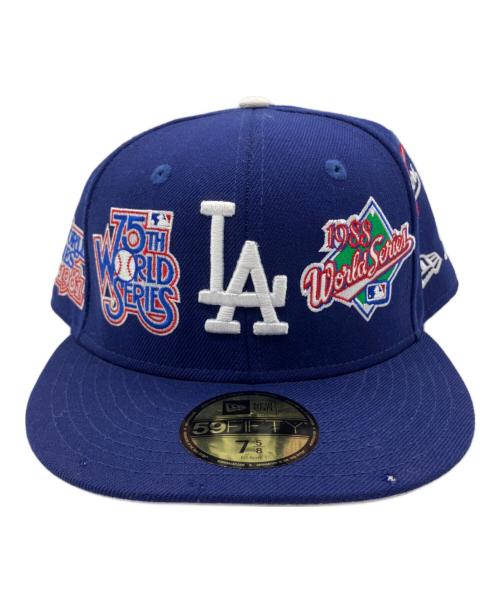 New Era（ニューエラ）New Era (ニューエラ) キャップ　ドジャース/75TH WORLD SERIES ブルー サイズ:7 5/8の古着・服飾アイテム