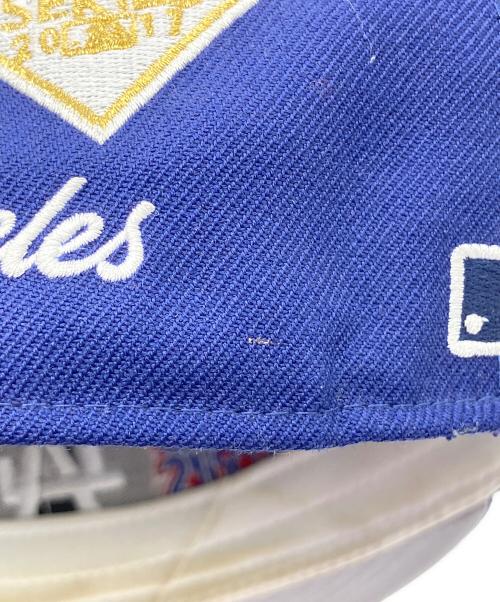 New Era（ニューエラ）New Era (ニューエラ) キャップ　ドジャース/75TH WORLD SERIES ブルー サイズ:7 5/8の古着・服飾アイテム